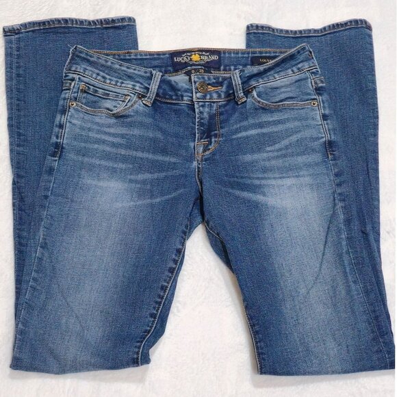 Lucky Brand “Lolita” Bootcut Jeans – Blue Mid-Rise Stretch Denim | Size 25/0 - Picture 1 of 8